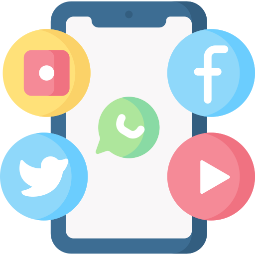 Social media marketing icon